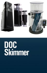 How do you select the right DOC skimmer for a marine aquarium?
