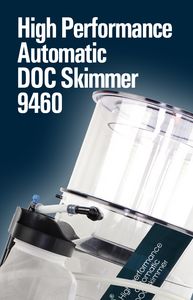 More than 5,000 liters of air per hour with the TUNZE® high performance automatic DOC Skimmer” 9460!