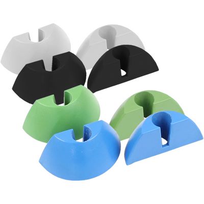 8 Endkappen für Care Magnet, 
blau / grün / schwarz / weiß