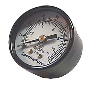 Pressure gauge 1/8